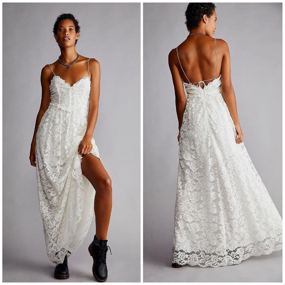 For Love and Lemons NWT Joelle Maxi Dress - Picture 3 of 13